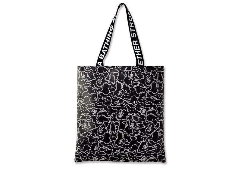 Bape A Bathing Ape Ape Head Pirate Zip Tote Bag