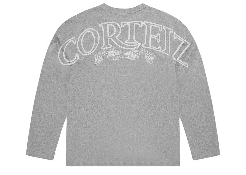 Corteiz Royale Heavyweight Long Sleeve T-shirt Heather Grey