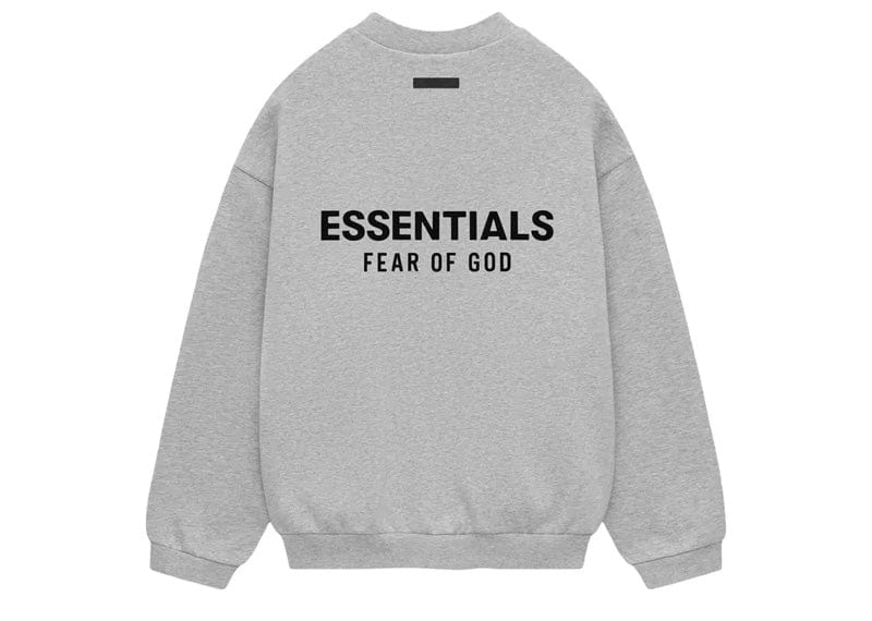 Fear of God Essentials Fleece Crewneck Light Heather Gray