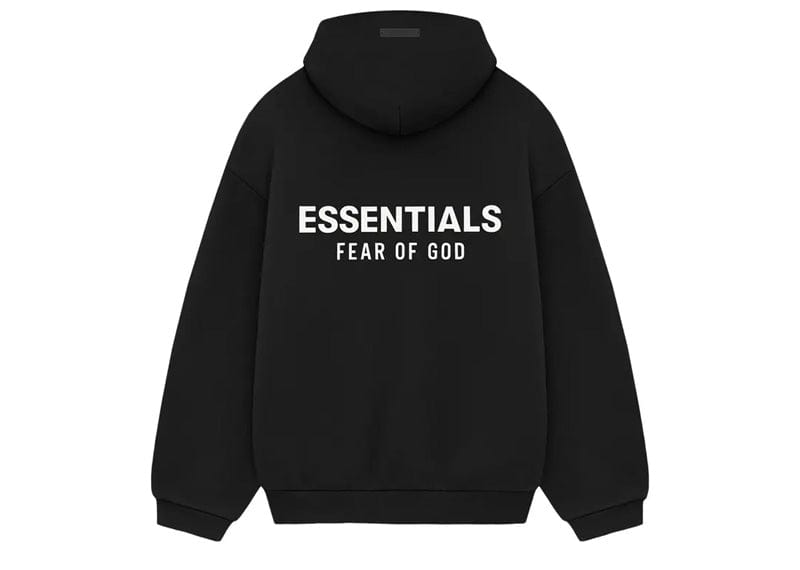 Fear of God Essentials Fleece Hoodie (FW24) Black