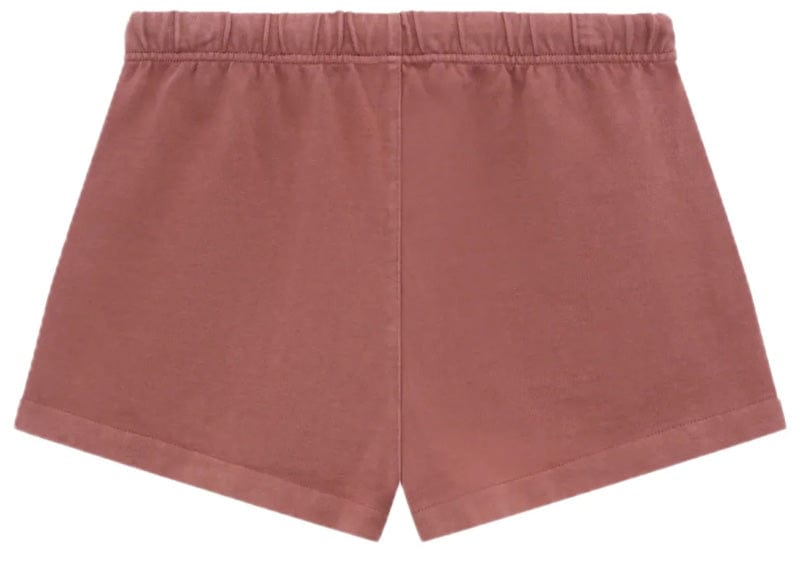 Fear Of God Essentials Heavy Jersey Soccer Shorts Crimson