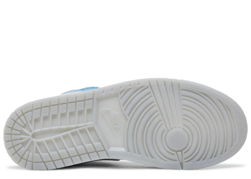 Jordan 1 Mid French Blue Fire Red