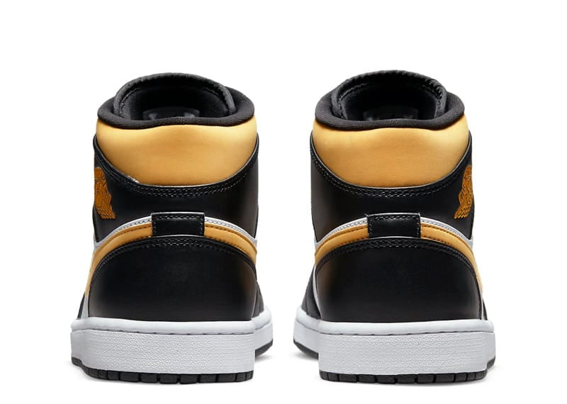 Jordan 1 Mid White Pollen Black