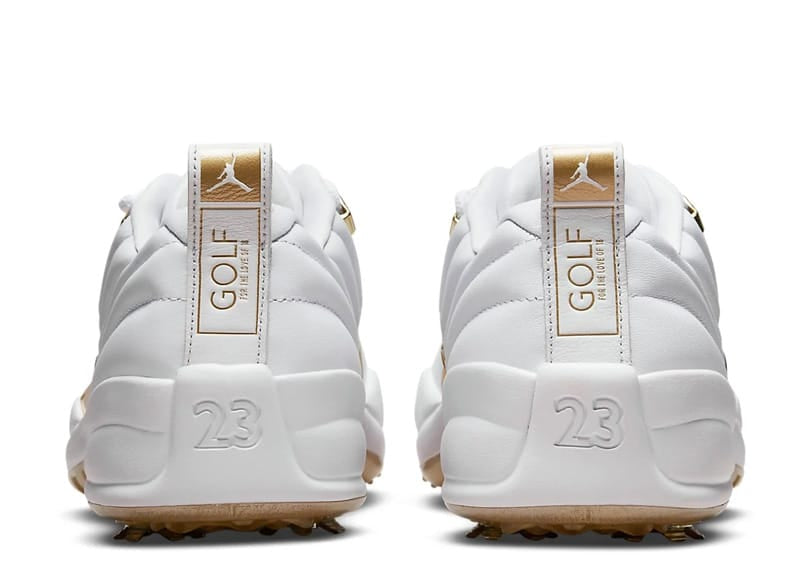 Jordan 12 Golf Metallic Gold