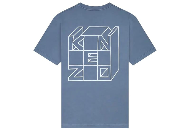 Kenzo Kube Classic Tee Light Blue