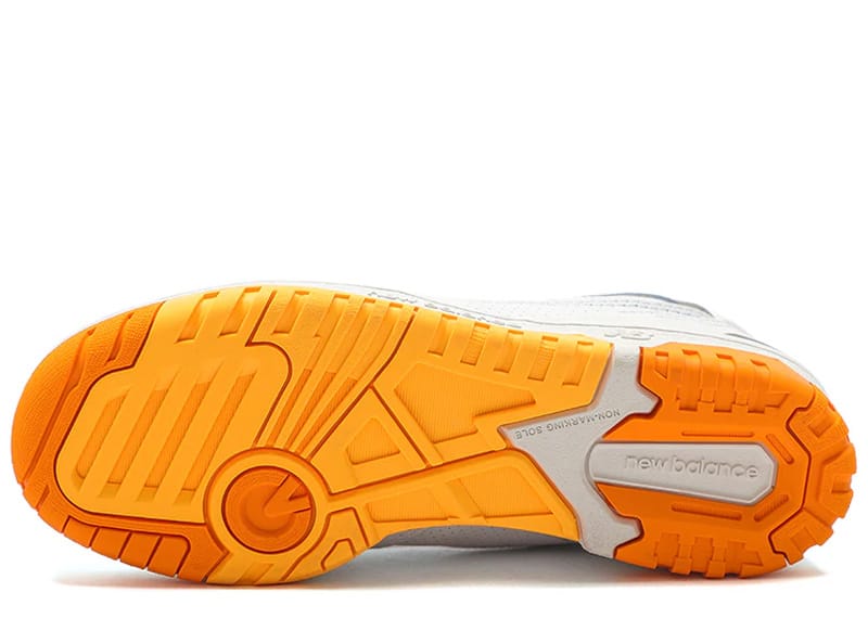 New Balance 550 White Vibrant Orange