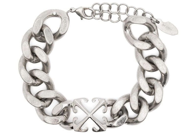 OFF-WHITE Arrow Chain Bracelet Silver