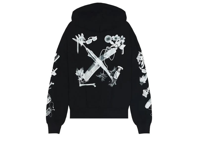 Off-White c/o Virgil Abloh™ Scan Over Hoodie Black