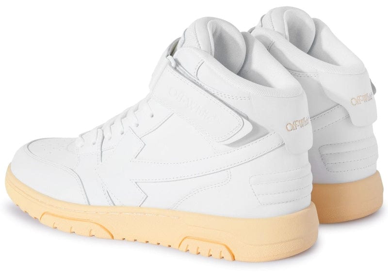 Off-White Out Of Office Mid Leather Grey/Gold