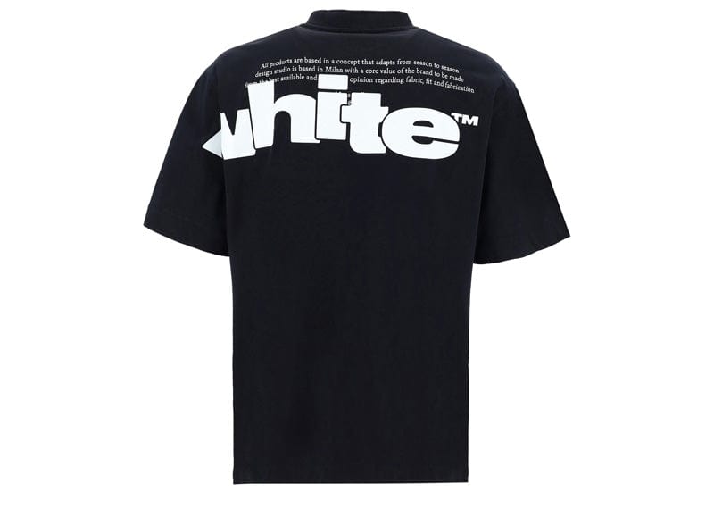 Off-White Shared Logo Cotton T-shirt Black