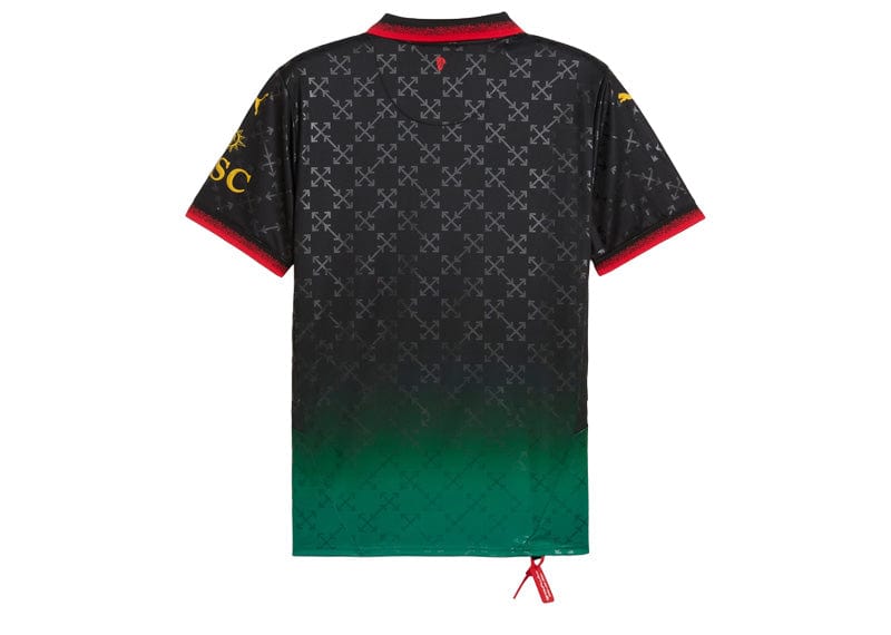 Off-White x Puma AC Milan Replica Jersey Black
