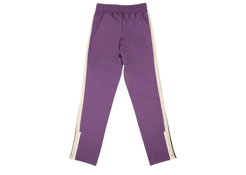 Palm Angels Classic Track Pants Purple and Off White