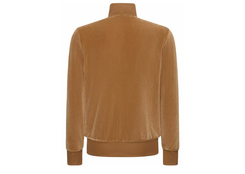 Palm Angels Logo-Print Track Jacket Sand Beige