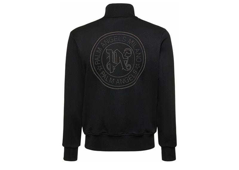 Palm Angels Milano Stud Track Jacket Black