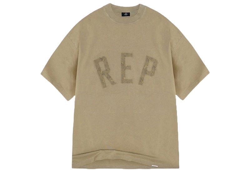 Represent Rep Applique Tee Fawn