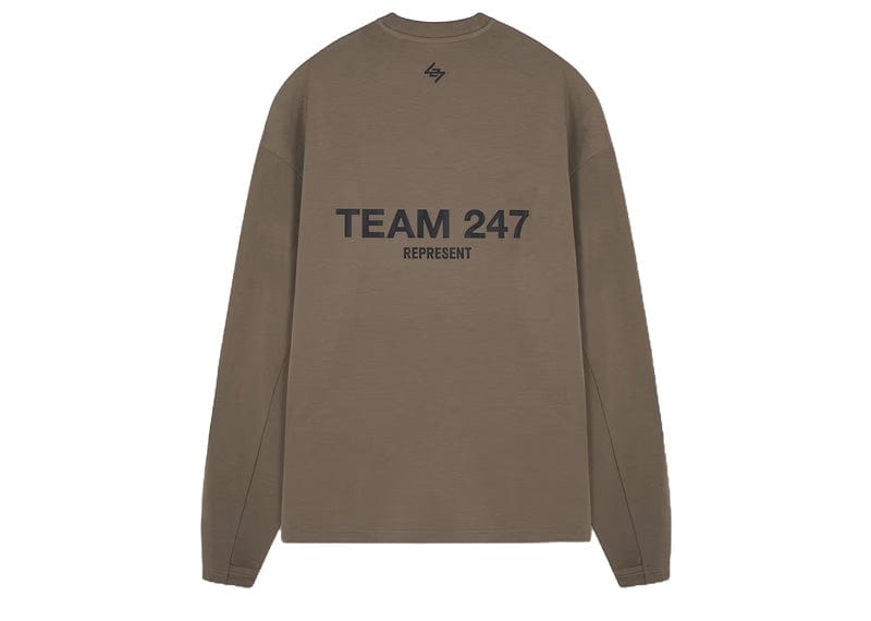 Represent Team 247 Long Sleeve Polyester T-shirt Army