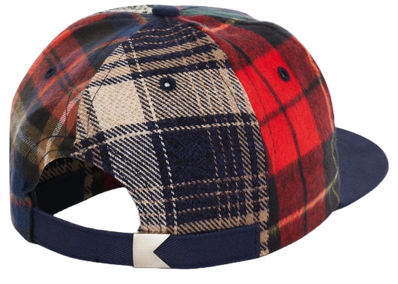 Rhude Multi-Flannel Scramble Logo Hat Multicolor