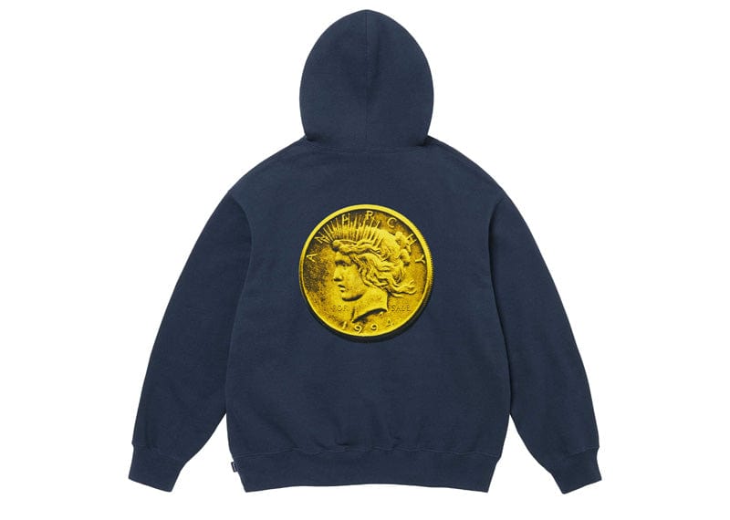 Supreme Anarchy Hooded Sweatshirt Navy