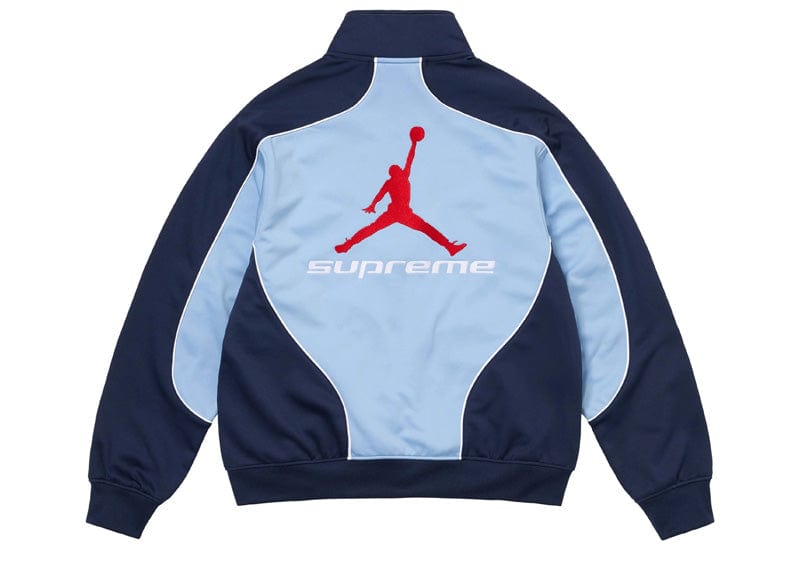 Supreme Jordan Tricot Track Jacket Light Blue