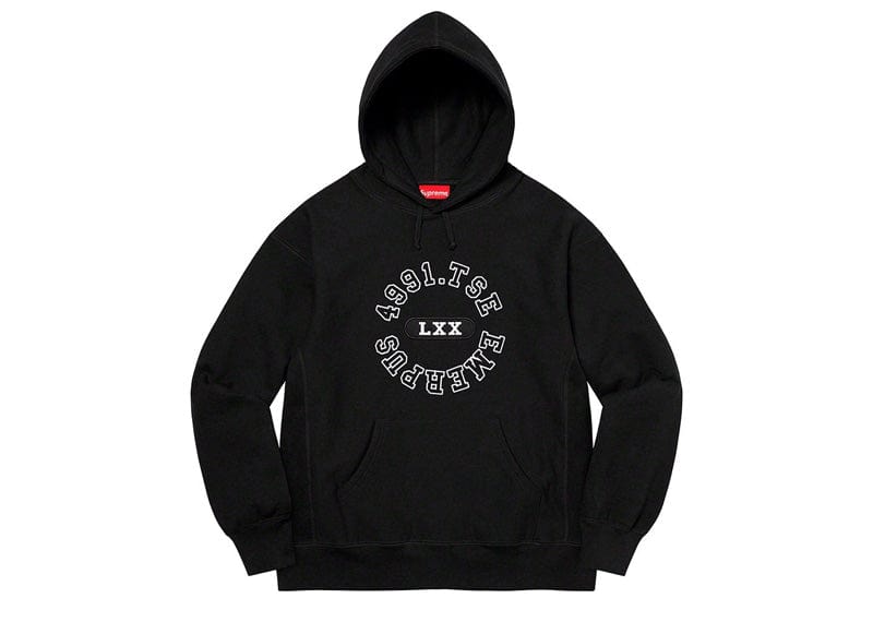 Supreme Reverse Hooded Sweatshirt Black