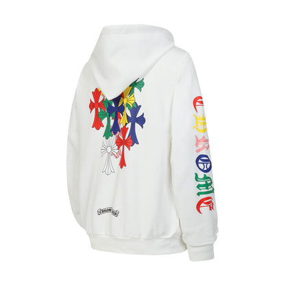 Chrome Hearts Multi Colour Hoodie - White