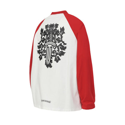 Chrome Hearts  - Long Sleeve White/Red