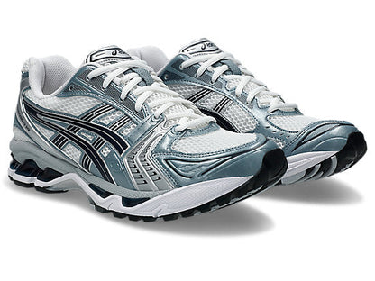 ASICS GEL-KAYANO 14 WHITE / FJORD GREY FULLY BOXED