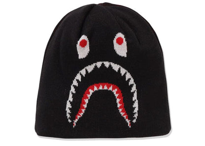A Bathing Ape 2nd Shark Knit Beanie Black