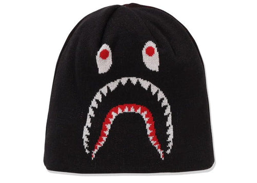 A Bathing Ape 2nd Shark Knit Beanie Black