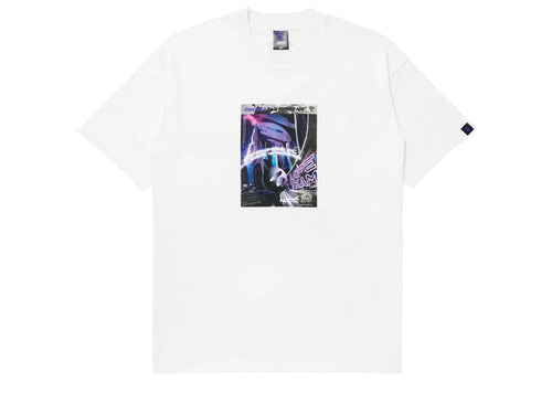 AAPE by a bathing ape logo-print cotton t-shirt white