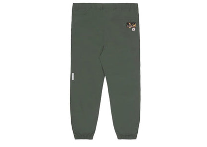 AAPE by A Bathing Ape Nylon Woven Track Pants Khaki