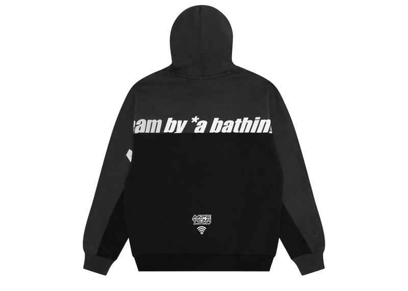 AAPE Grey Black CVC Hoodie