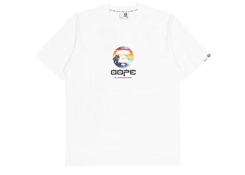 AAPE Japan Mountain T-Shirt White