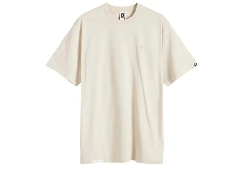 AAPE One Point Tee Beige