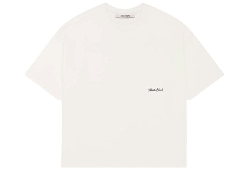 about:blank Banner T-Shirt Oat/Black