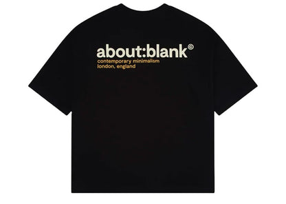About:Blank BLANC ET JAUNE T-Shirt Black Yellow