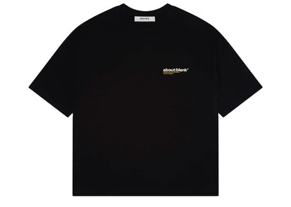 About:Blank BLANC ET JAUNE T-Shirt Black Yellow