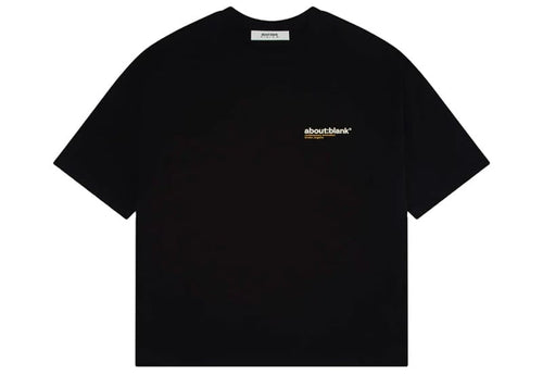 About:Blank BLANC ET JAUNE T-Shirt Black Yellow