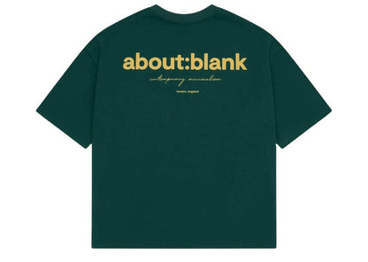About:Blank Box T-Shirt Epsom Green Yellow