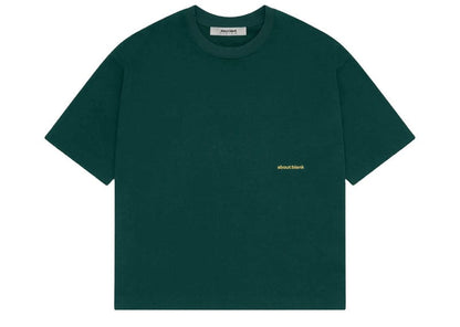 About:Blank Box T-Shirt Epsom Green Yellow