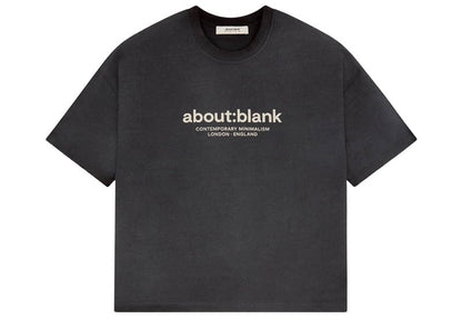 about:blank Garçon T-Shirt Black