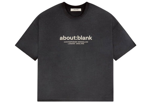 about:blank Garçon T-Shirt Black