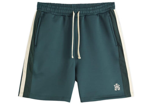 about:blank Monogram Track Short Green