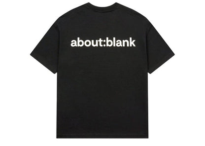 about:blank Reverse T-Shirt Black