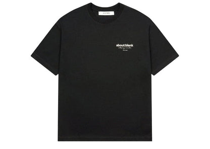 about:blank Reverse T-Shirt Black