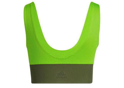 adidas IVP Knit Bra Sports Semi Solar Slime/Wild Pine
