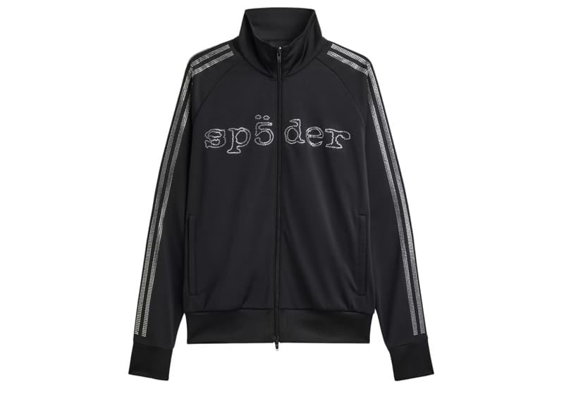 adidas x Sp5der Rhinestone Track Top Black