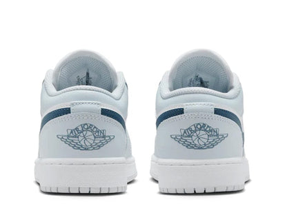 Air Jordan 1 Low White/Aura/Squadron Blue (GS)
