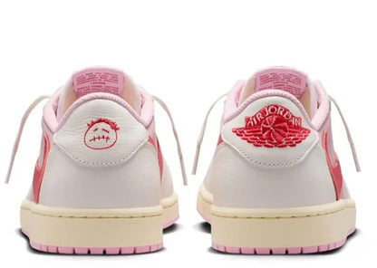 Air Jordan 1 Retro Low OG SP Travis Scott Sail Tropical Pink
