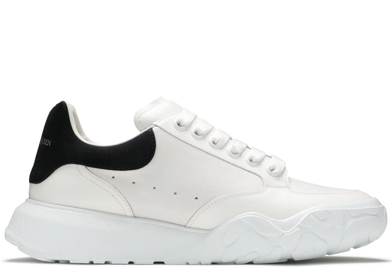 Alexander McQueen Oversized Court Trainer White Black (Women's)